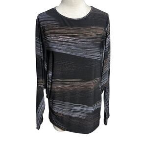 Clara Sun Woo Batwing Sleeve Blouse Shirt Top Size Large